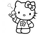 Image Hello Kitty Coloriage Coloriage De Hello Kitty Paques