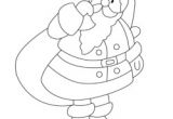 Imprimer Coloriage Du Pere Noel Dessin De No L Facile   Reproduire