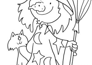 Imprimer Des Coloriages D Halloween Coloriage Halloween sorcière Drôle Dessin Gratuit à Imprimer