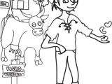 Jack Et Le Haricot Magique Coloriage Jack Vend Sa Vache Contre Des Haricots Magiques Coloriages De Jack