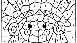 Jeu De Coloriage A Numero Activités Imprimables Couleur Les Zones Indiquées 13