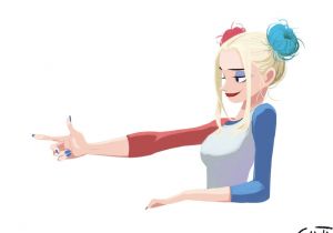 Jeux Coloriage Harley Quinn Pinup arena • Sanjiseo Harley Quinn Doodle