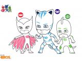 Jeux De Coloriage Avec Modele Coloriages Pyjamasques tous Les Heros Le Blog