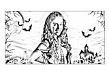 Jeux De Coloriage De Chica Vampiro Chica Vampiro Daisy Devant son Chateau Coloriage Chica Vampiro