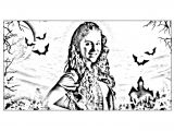 Jeux De Coloriage De Chica Vampiro Chica Vampiro Daisy Devant son Chateau Coloriage Chica Vampiro
