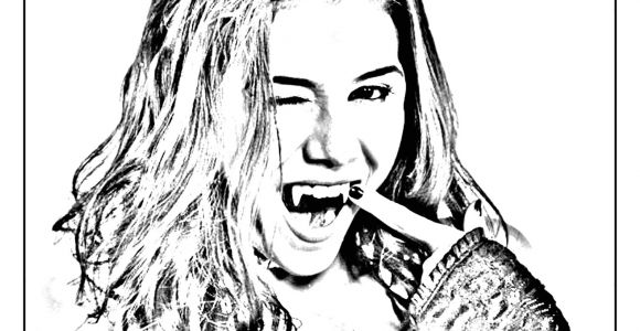 Jeux De Coloriage De Chica Vampiro Chica Vampiro Daisy Tape La Pose Coloriage Chica Vampiro