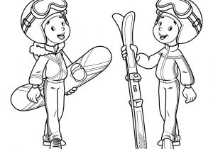 Jeux De Coloriage De Fille Et Garçon Coloriage à Imprimer Un Garçon Et Une Fille Vont Skier