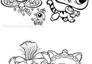 Jeux De Coloriage De Petshop 4 Coloriages Petshop Chenille Papillon Chien Chat Sur