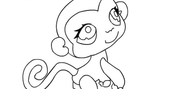 Jeux De Coloriage De Petshop Coloriage Pet Shop Singe Dessin
