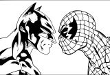 Jeux De Coloriage De Spiderman Et Batman Coloriage Batman Et Spiderman Dessin à Imprimer Sur