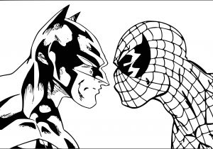 Jeux De Coloriage De Spiderman Et Batman Coloriage Batman Et Spiderman Dessin à Imprimer Sur