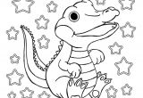 Jeux De Coloriage Des Animaux Coloriage D Un Bébé Crocodile tout Content Qui Remue Sa Queue