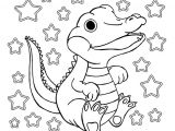 Jeux De Coloriage Des Animaux Coloriage D Un Bébé Crocodile tout Content Qui Remue Sa Queue