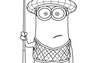 Jeux De Coloriage Des Minions Kevin is One Of the Gru S Minions and He is Often Wearing His Golf