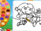 Jeux De Coloriage Fr Jeu Coloriage Dora Et Babouche Gratuit