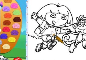 Jeux De Coloriage Fr Jeu Coloriage Dora Et Babouche Gratuit