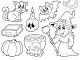 Jeux De Coloriage Halloween Gratuit Coloriage Halloween Enfants Simple Dessin