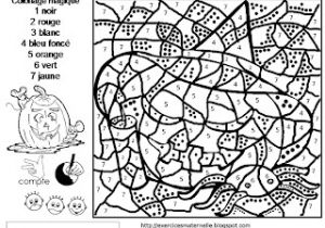 Jeux De Coloriage Halloween Gratuit Maternelle Coloriage Magique Une Citrouille D Halloween