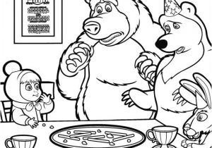 Jeux De Coloriage Masha Et Michka Masha Et Michka Coloriage 11 Activité Bébé Enfant