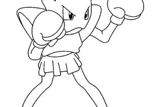 Jeux De Coloriage Pokémon Le Pokémon Boxeur Tygnon à Colorier