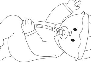 Jeux De Coloriage Pour Bébé Dessin D Un Bébé Couché Activités Coloriage Et Jeux En