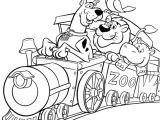 Jeux De Coloriage Scoubidou Coloriage Scoubidou Dans Le Train