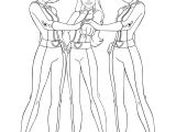 Jeux De Coloriage totally Spies Coloriage Le Trio Infernal totally Spies Jecolorie