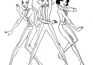 Jeux De Coloriage totally Spies Gratuit Coloriage totally Spies A Colorier Jecolorie