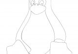 Jeux De Tux Paint Coloriage Tux Coloring Page