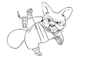 Kung Fu Panda Coloriage Coloriage Kung Fu Panda Shifu A Imprimer Gratuit Clip Art