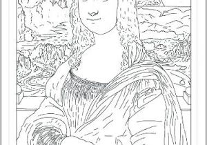 La Joconde Coloriage Coloriage Joconde A Imprimer Tableau De Peintres A Colorierarts