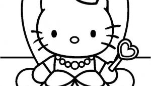 Le Coloriage De Hello Kitty Coloriage Hello Kitty à Colorier Dessin à Imprimer