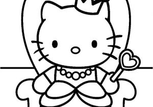 Le Coloriage De Hello Kitty Coloriage Hello Kitty à Colorier Dessin à Imprimer