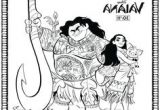 Le Coloriage De Vaiana Die 9 Besten Bilder Von Maui Vaiana