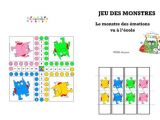 Le Monstre Du Tableau Coloriage Le Monstre Des Couleurs Va   L école Jeu Des Monstres
