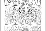 Le Roi Lion 2 Coloriage Dessin A Imprimer De Mandala Disney