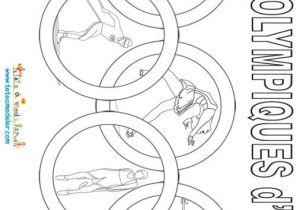 Les Anneaux Olympiques Coloriage Anneaux Olympiques D Hiver   Colorier Tªte   Modeler