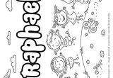 Les Cités D or Coloriage Coloriage Et Illustration Du Prénom Rapha L Le Prénom Est écrit