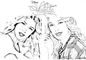 Les Coloriage De Violetta Pour Imprimer Ce Coloriage Gratuit Coloriage Violetta Saison 3