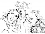 Les Coloriages De Violetta Pour Imprimer Ce Coloriage Gratuit Coloriage Violetta Saison 3