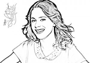 Les Coloriages De Violetta Simple Violetta 2