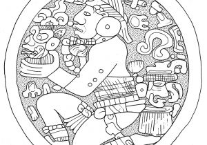 Les Grands Classiques Art Déco 100 Coloriages Anti Stress Mayan Ear Flare Plaque Mayans & Incas Adult Coloring Pages