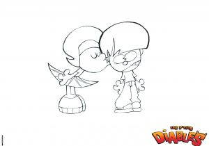 Les Petit Diable Coloriage â Coloriage Des Petit Diables A Imprimer