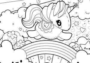 Licorne Arc En Ciel Coloriage Coloriage Chibi Licorne