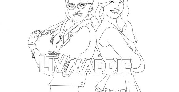 Liv Et Maddie Coloriage Coloriage Liv Et Mad à Imprimer Sur Coloriages Fo