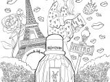 Livre Coloriage A Telecharger Coloriage Parfum Parisienne Yves Saint Laurent