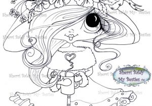 Livre Coloriage A Telecharger Instant Download Digital Digi Stamps Big Eye Big Head Dolls Digi