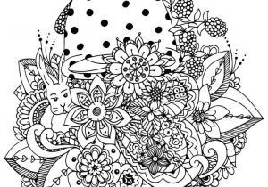 Livre Coloriage Adulte Fleur Dirigez L Illustration Fleurs Dessin De Griffonnage De Champignon