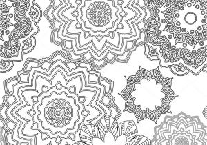 Livre Coloriage Adulte Fleur Hand Drawn Doodles Floraux Zentangle Style Tribal Pour Adulte Livre