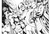 Livre Coloriage Marvel Avengers Art by Alan Davis Superheroes